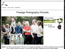 Tablet Screenshot of prestigeportraitssolihull.co.uk